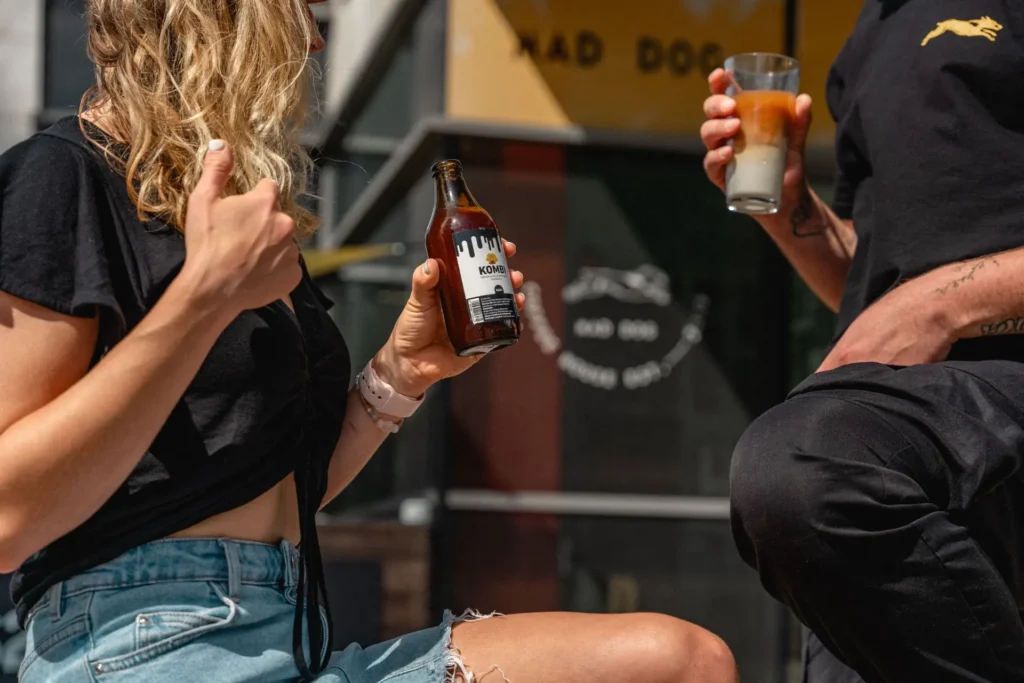 Nyári italok a Mad Dog Coffee Budapest teraszán